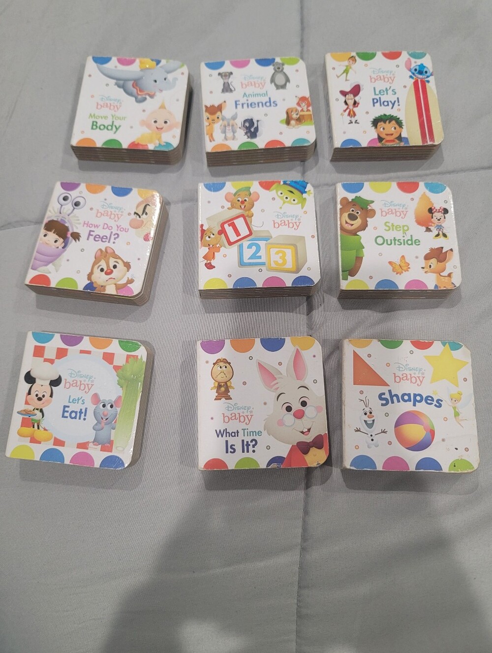 Disney Baby My First Library 9 Book Set USED No BOX